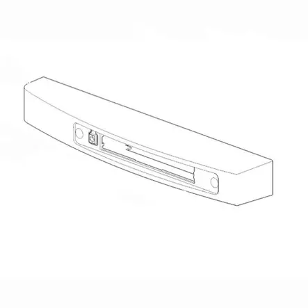 Thetford paneelin kotelo vasen, musta - Jääkaappien varaosat Thetford - 7640 - 1