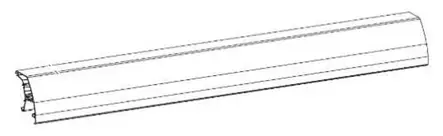 Thule etupalkki 9200 5,5 m, valkoinen - Markiisien varaosat Thule - 21420 - 1