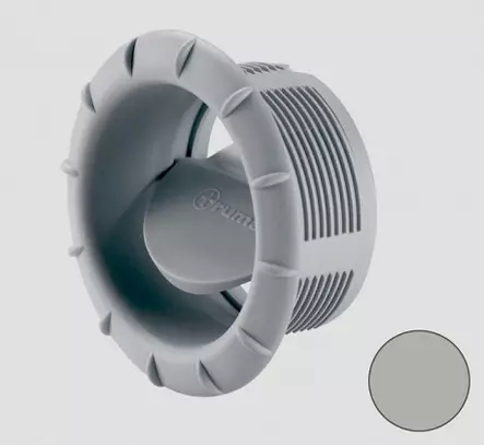 Truma päätesuutin 65/72 mm EN harmaa - Ilmakeskuslämmityksen asennustarvikkeet - 13290 - 1