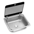 SNG 4133, Square sink with glass lid, 4 - Liedet uunit - 16010 - 1