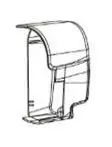 Thule pääty 8000, antrasiitinharmaa (oikea) - Markiisien varaosat Thule - 25510 - 1