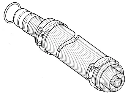 Alde pakoputkisarja 4000D 1,5 m - Alde lämmittimet ja tarvikkeet - 25120 - 1