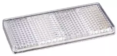 Aspöck heijastin valk liimakiinnitys Heijastin valkoinen 90X40mm - Aspöck - 11170 - 1