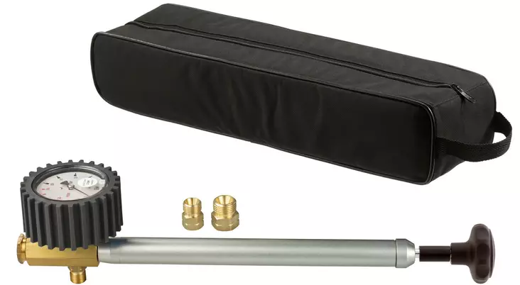 Gok koeponnistuslaite, testialueet 0-300 mbar, 0,5 - 2,0 bar - Kaasujärjestelmän tarvikkeet - 17980 - 1