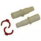 Jatkoliitin putki/letku 10/12mm Jatkoliitin sisältää klemmarit - MUUT VESIJÄRJESTELMÄN OSAT - 10880 - 1