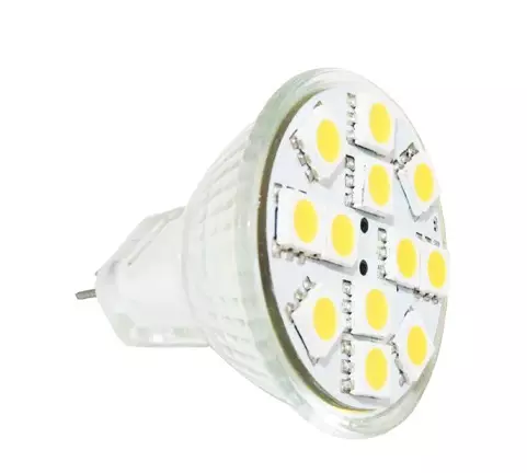 Led polttimo MR 11 SMD 1,8 w Valoteho 100 Lumen lämmin valkoinen - Polttimot - 16960 - 1