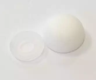 Ruuvin peitenappi valkoinen 14,5 x 11,5 ylä- ja alaosa, Korrex - HOBBY VARAOSAT - 16570 - 1