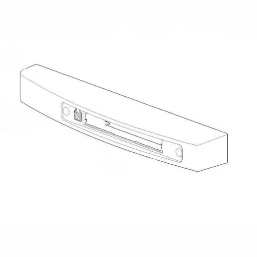 Thetford paneelin kotelo vasen, musta - Jääkaappien varaosat Thetford - 7640 - 1