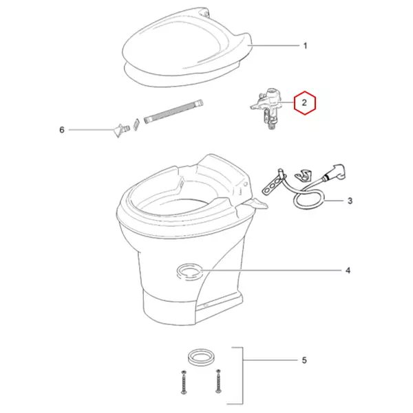 Thetford vesimoduli Aqua Magic V - Aqua Magic varaosat - 11650 - 1