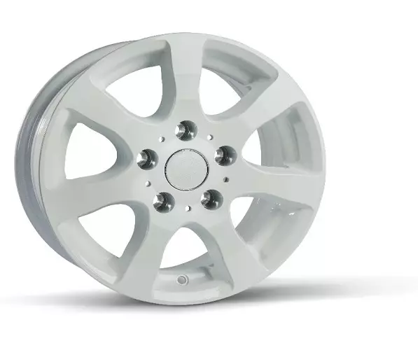 Tomason vanne TR3 Valkoinen 6J 14 ET30 5X112 1000kg - Perävaunun alustan varaosat - 11420 - 1