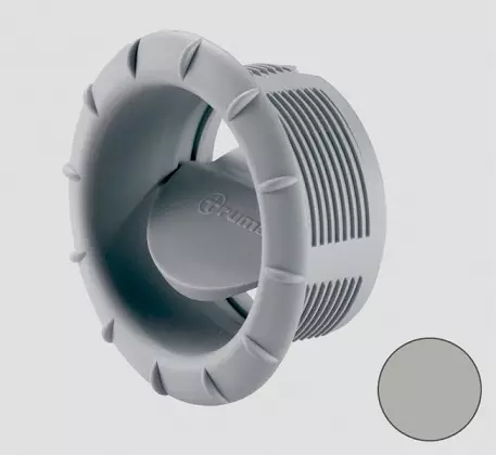 Truma päätesuutin 65/72 mm EN harmaa - Ilmakeskuslämmityksen asennustarvikkeet - 13290 - 1