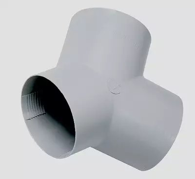 Truma Y-kappale 65/72 mm harmaa 65(72)/65(72)/65(72) mm - Ilmakeskuslämmityksen asennustarvikkeet - 13460 - 1