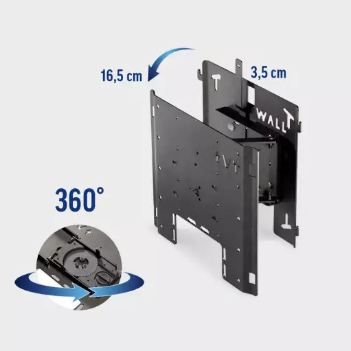 Tv-teline alphatronics Slim Mount 160 Rotation - Alphatronics - 24710 - 1