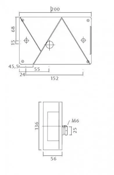Aspöck Multipoint 4 vasen 12v Aspöck yhdistelmätakavalo vasen - Aspöck - 10991 - 2