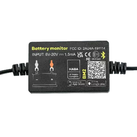 Haba BM2 akkukapasiteettimittari, Bluetooth - Sähkörasiat, pistokkeet - 17291 - 1