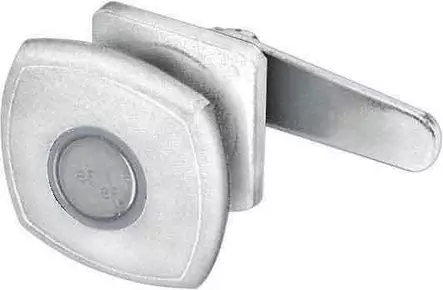 Luukun lukko valkoinen, ei lukkopesää, Zadi - Ovien ja luukkujen osat - 1431 - 1