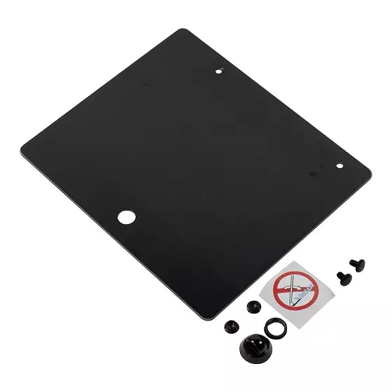 Altaan lasi, ei asennusosia, kumirengasta - Liesien ja uunien varaosat - 16451 - 1