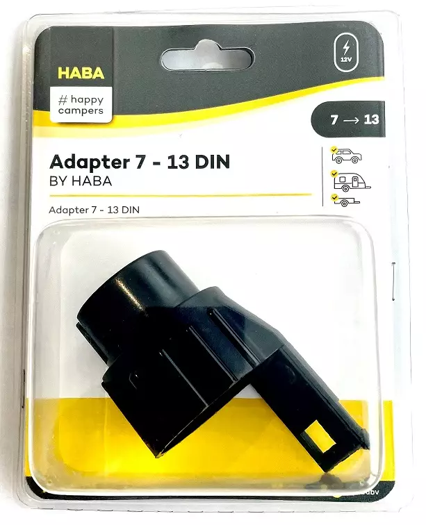 Haba adapteri auto 7 vaunu 13 Adapteri mini 7-13 pakattu - Pistokkeet/Adapterit - 17121 - 1