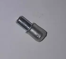 Hyllynpidin sinkitty/läpinäkyvä muovi Halkaisija 7/5mm - HOBBY VARAOSAT - 5421 - 1