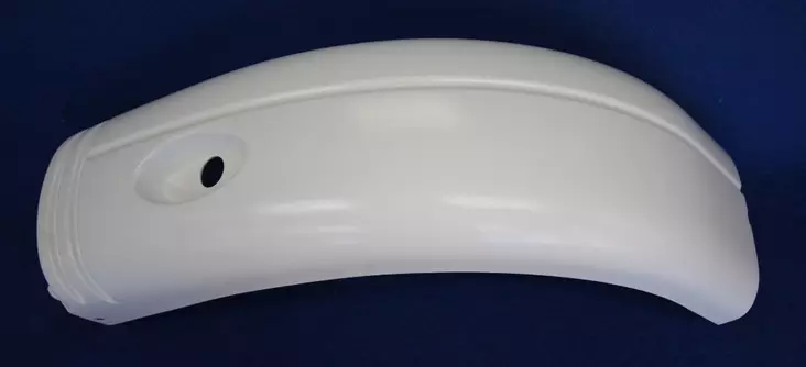 Kattolista takayläkulma vasen valkoinen - HOBBY VARAOSAT - 4521 - 1