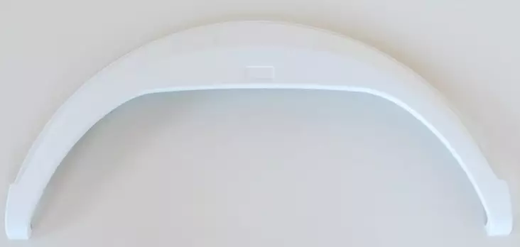 Lokasuojan kaari 1-aks valk 755x385, keskikorkeus 163mm, sileä - HOBBY VARAOSAT - 3221 - 1