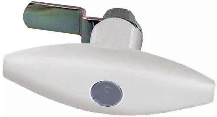 Luukun lukko valkoinen, ei lukkopesää, Zadi - Ovien ja luukkujen osat - 25171 - 1