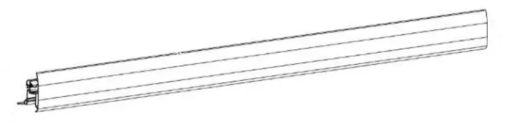 Thule etupalkki 8000 6,0 m, valkoinen - Markiisien varaosat Thule - 11251 - 1