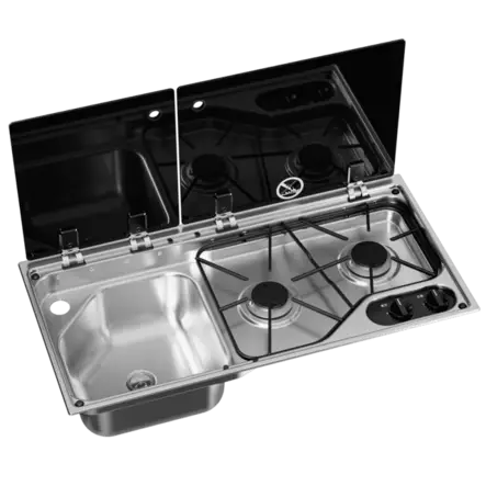 Dometic liesi-allas yhdistelmä, CVC1700G LH - Liedet uunit - 25612 - 1