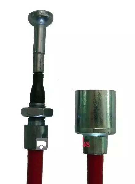 Jarruvaijeri 1130mm AL-KO Pikakiinitys Ulkopuolelta vaihdettava - AL-KO Pikakiinnitys Holkki/Sieni - 2202 - 1