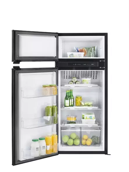 Thetford jääkaappi N4145E+, musta, mitat SxKxL 54,3x124,5x52,5 cm - Jääkaapit ja tarvikkeet Thetford - 11922 - 2