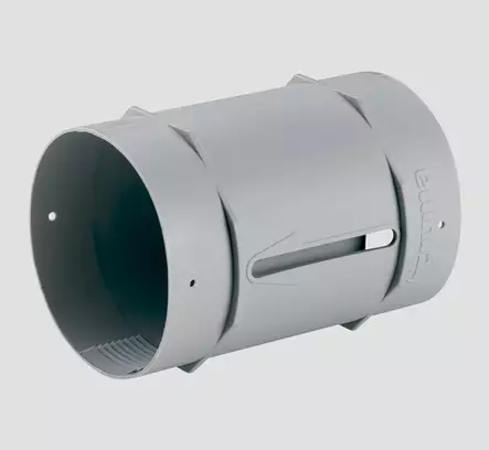 Truma suoraliitossuutin harmaa 65/72 mm WL - Ilmakeskuslämmityksen asennustarvikkeet - 13382 - 1