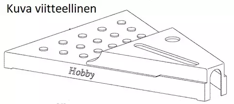 Aisakotelo 230cm vaunuun, valkoinen - HOBBY VARAOSAT - 7982 - 1