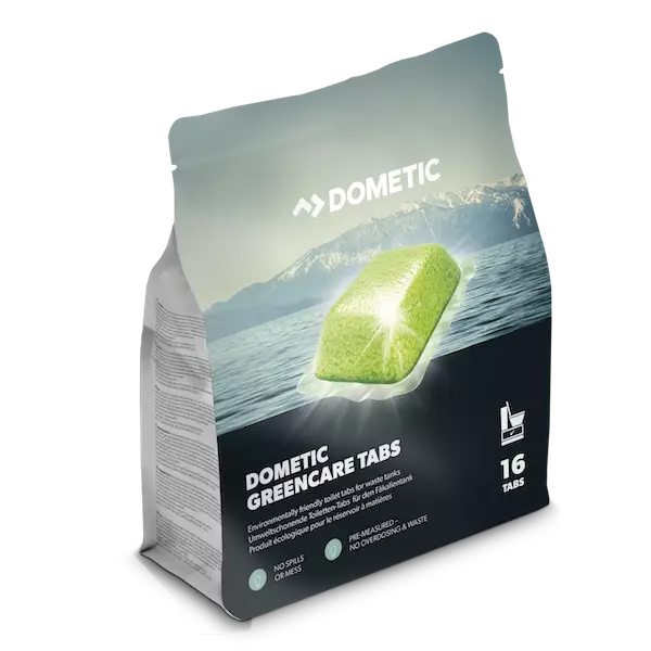 Dometic GreenCare Tabs 16kpl, Käymälätiivistetabletit jätesäiliöön - Kemikaalit ja hoitoaineet dometic - 24982 - 1
