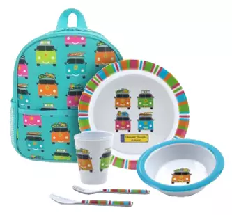 Flamefield lastenastiasto Camper Smiles, 6 osaa - Ruokailu ja kattaus - 21372 - 1