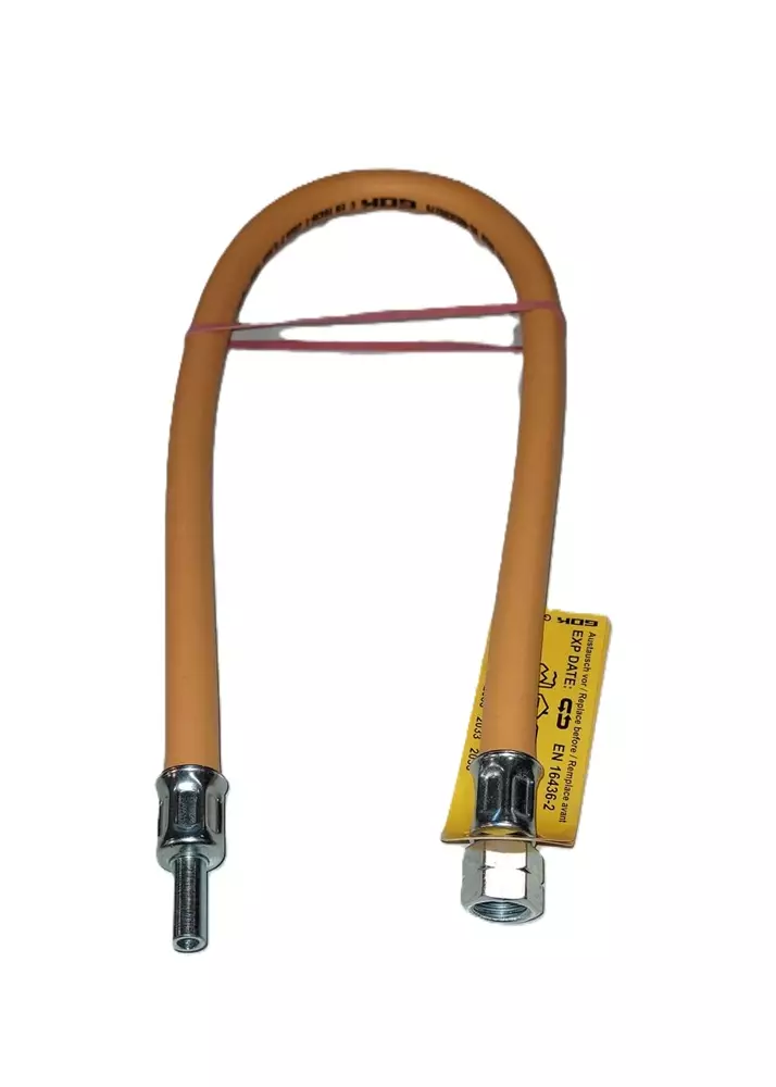 Gok kaasuletku 600 mm, 1/4 vasen kierre/8mm - Säätimet, vaihtajat, letkut, suodattimet - 312 - 1