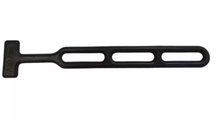 Kumilenkki 280mm musta Böckman - Hevostrailerit/Saranat/Lavalukot/Kaasujo - 16312 - 1