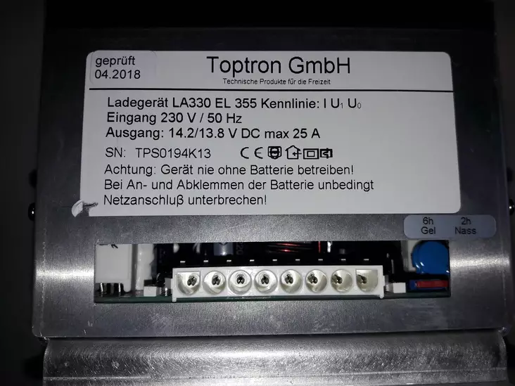 Laturi 22AH EL355 Fiat TI - HOBBY VARAOSAT - 6022 - 1