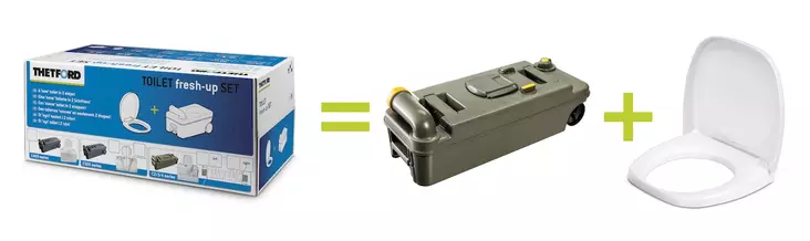 Thetford Fresh Up Set C2/3/4, vasen - Kemialliset käymälät Thetford - 8192 - 1