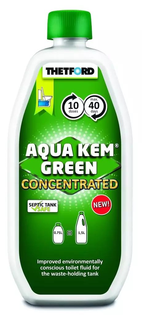 Thetford käymäläainetiiviste Aqua Kem Green 750 ml - Kemikaalit ja hoitoaineet thetford - 10282 - 1