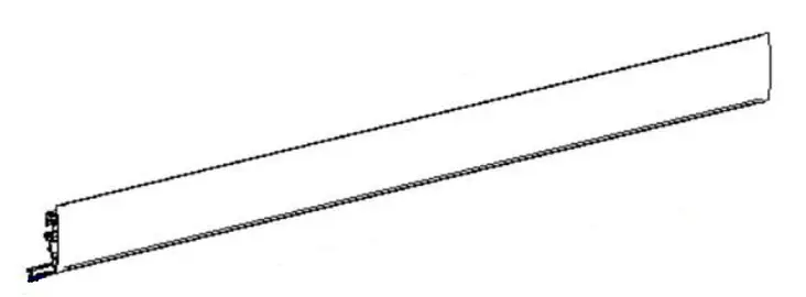 Thule etupalkki 5200 3,5 m, valkoinen - Markiisien varaosat Thule - 11972 - 1