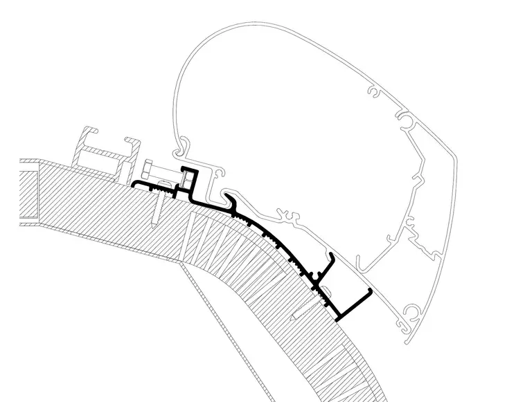 Thule kiinnityssarja Carthago, 5,0 m 2014- - Kattomarkiisien kiinnityssarjat - 8952 - 1
