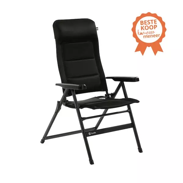 Travellife Barletta comfort tuoli L, musta - RETKEILY JA LEIRIYTYMINEN - 25352 - 1