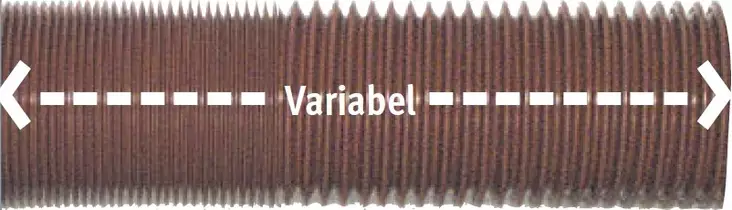 Tyhjennysletku 3", 87 / 520 cm, ruskea - MUUT VESIJÄRJESTELMÄN OSAT - 25182 - 1