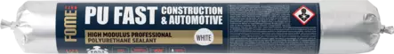 Fome Flex polyuretaaniliima- ja tiivistemassa Pu Fast, valkoinen 600 ml - LIIMAT JA TIIVISTYSMASSAT - 23533 - 1