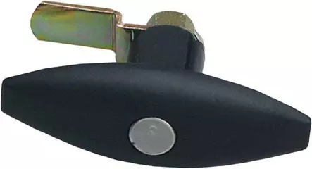 Luukun lukko musta, ei lukkopesää, Zadi - Ovien ja luukkujen osat - 25173 - 1