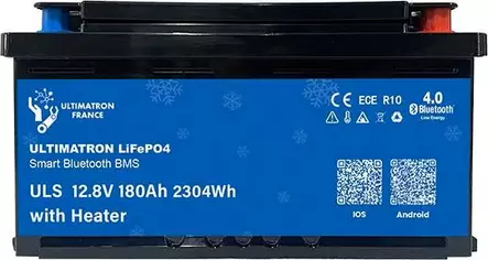 Ultimatron litiumakku 12 V/180 Ah - Akut, laturit, akun valvonta  - 25133 - 1