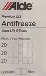 Alde Antifreeze-tarra - Kaasujärjestelmän tarvikkeet - 18613 - 1