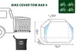 Brunner polkupyöränsuojus Tow Bar, 4 pyörälle - Polkupyörätelineet ja varusteet - 24273 - 8