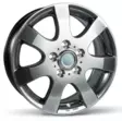 Tomason vanne TR3 Hyperblack Lackiert 6J 14 ET30 5X112 1000kg - Perävaunun alustan varaosat - 11423 - 1