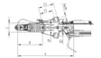 Työntöjarru knott KFG 27 Z 2700KG vetopää - Knott - 25593 - 2